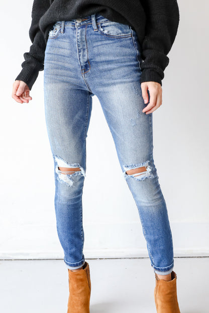 Distressed Skinny Jeans
