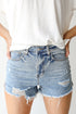 Distressed Denim Shorts