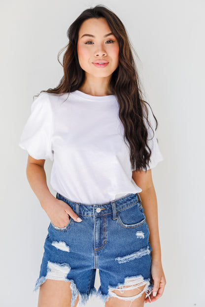 Distressed Denim Shorts from dress up