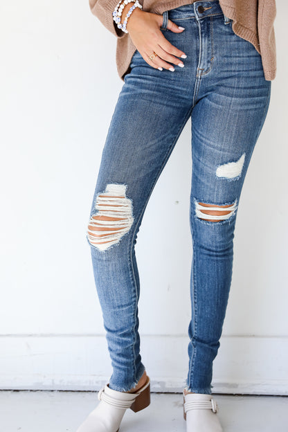 Distressed Skinny Jeans