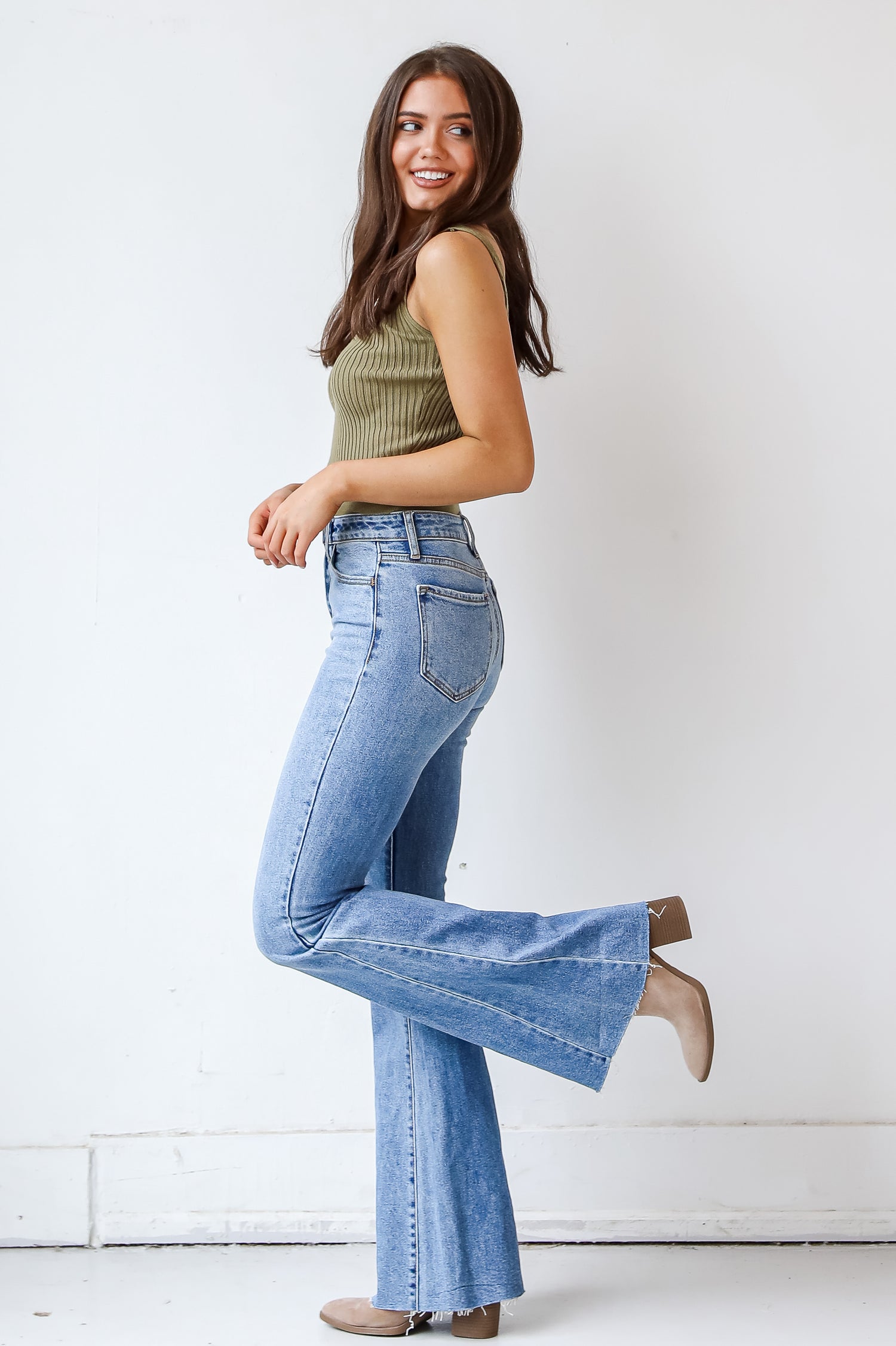 Stella High-Rise Flare Jeans