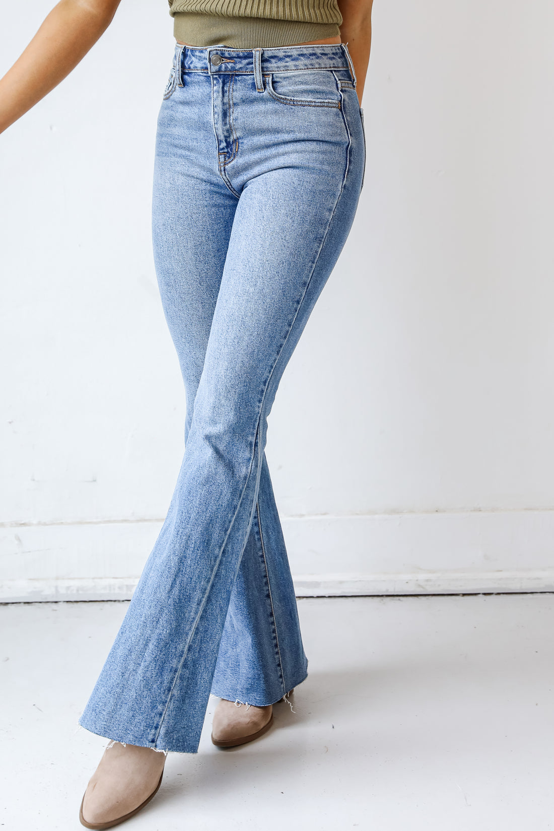 Stella High-Rise Flare Jeans