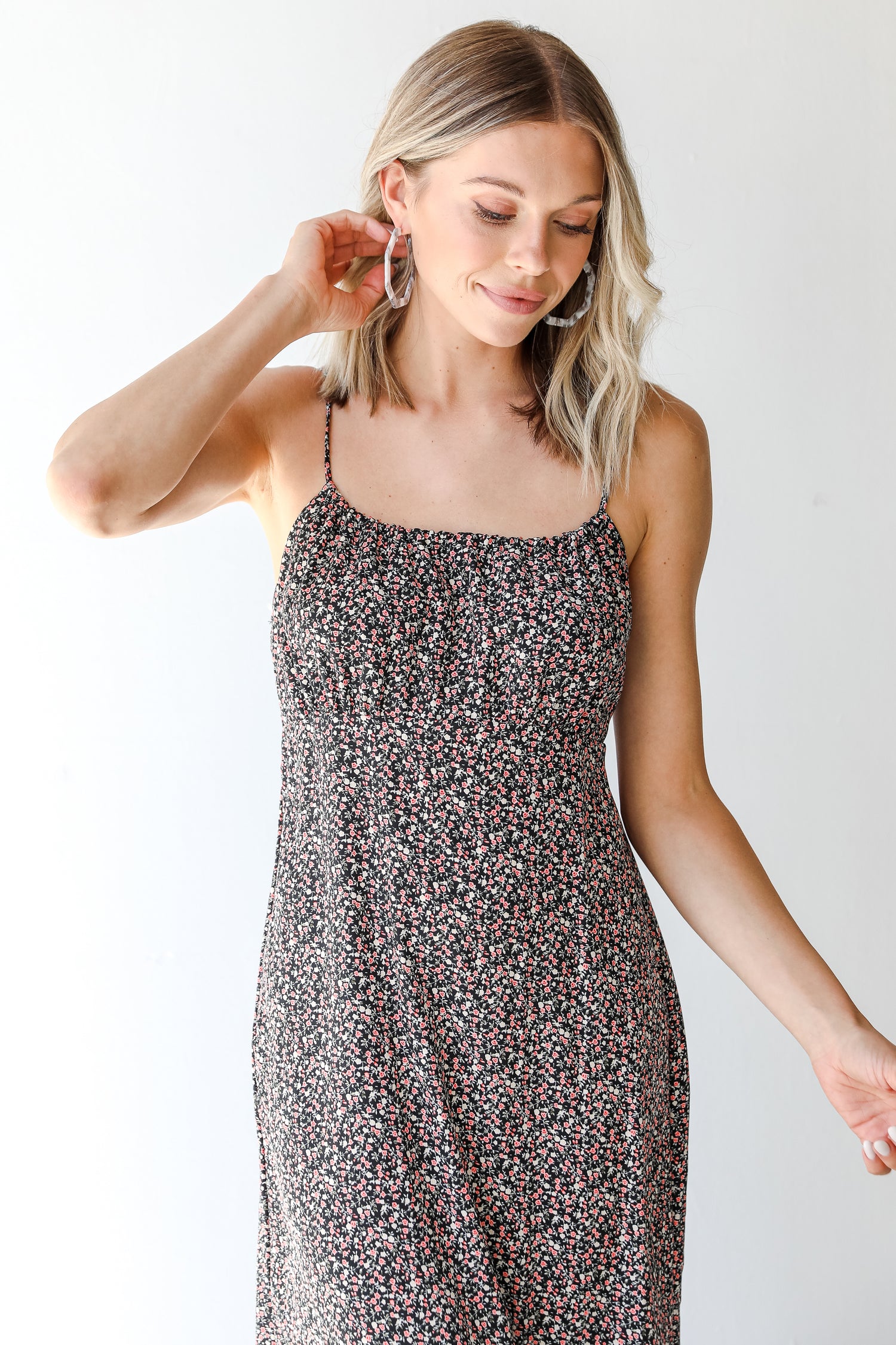 Floral Maxi Dress front view