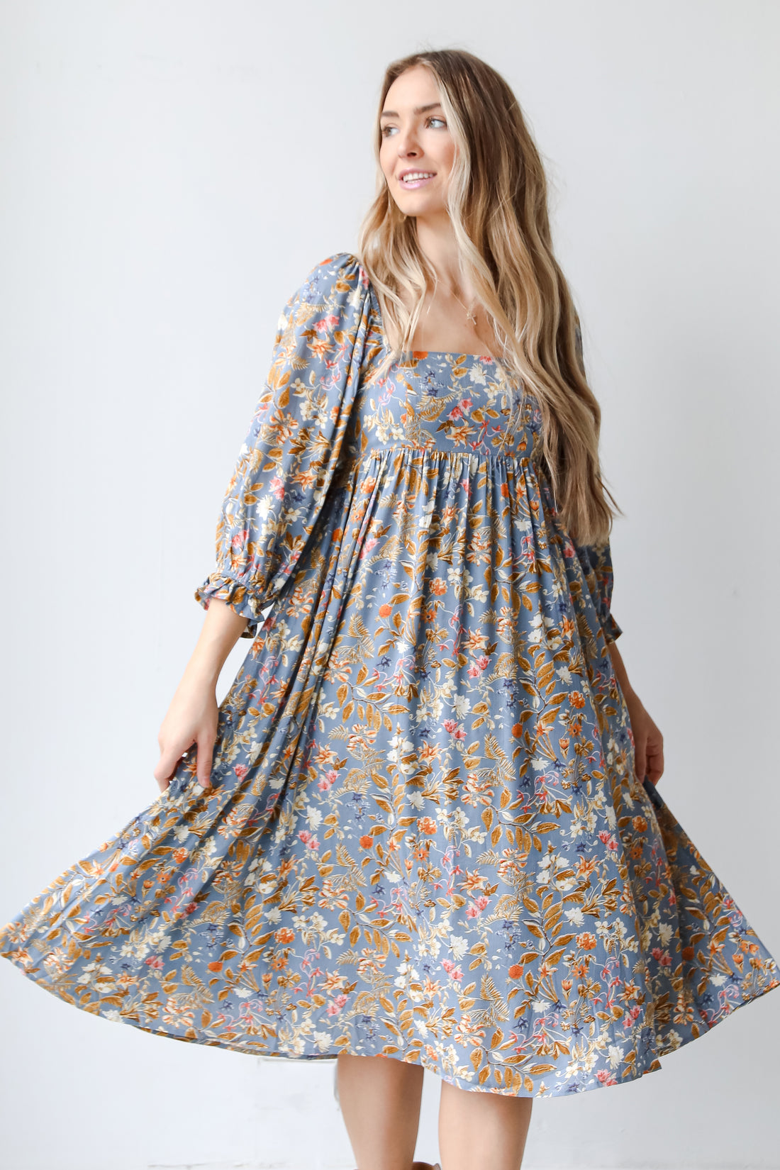 Floral Midi Dress