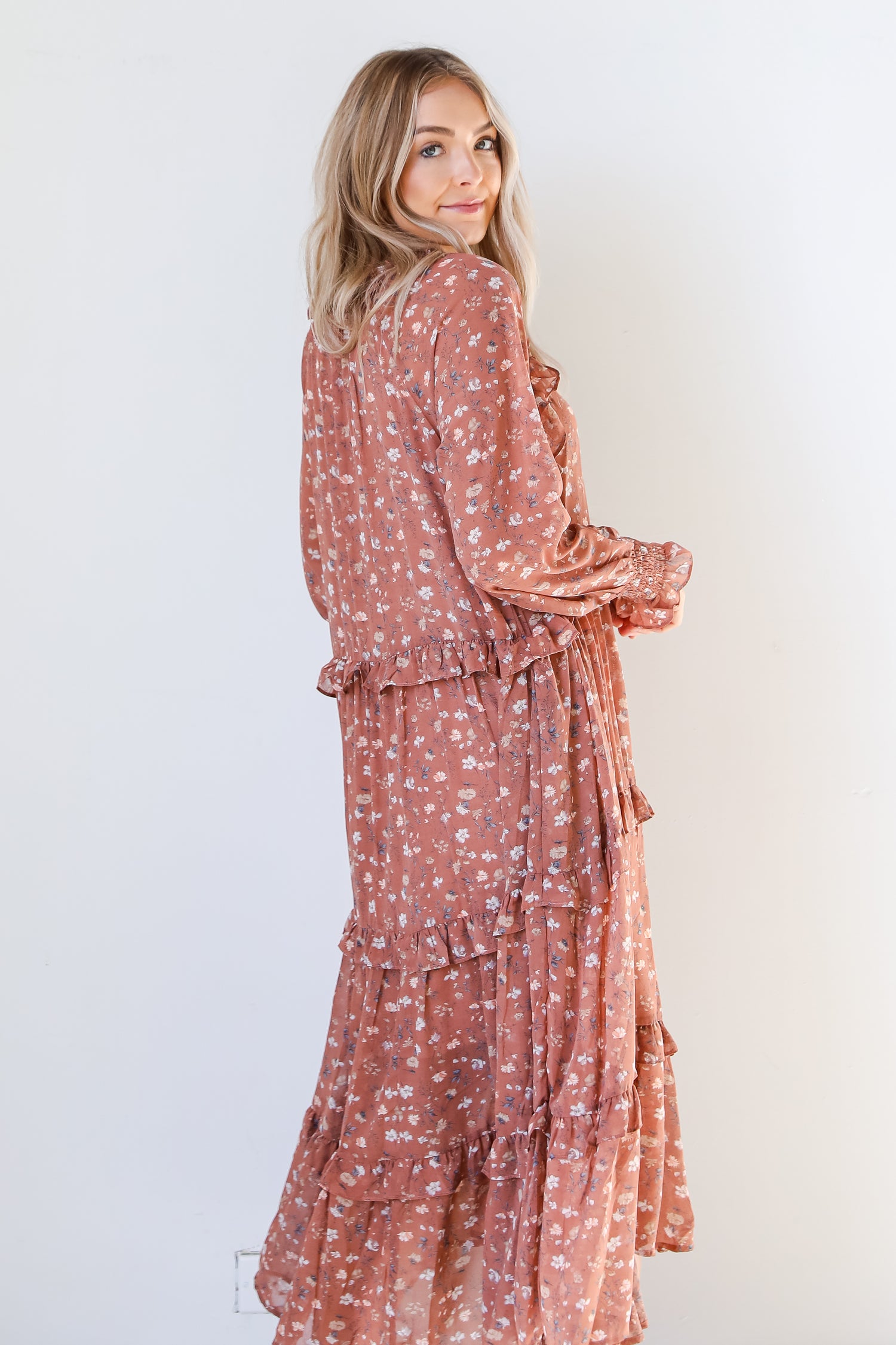 Floral Maxi Dress side view