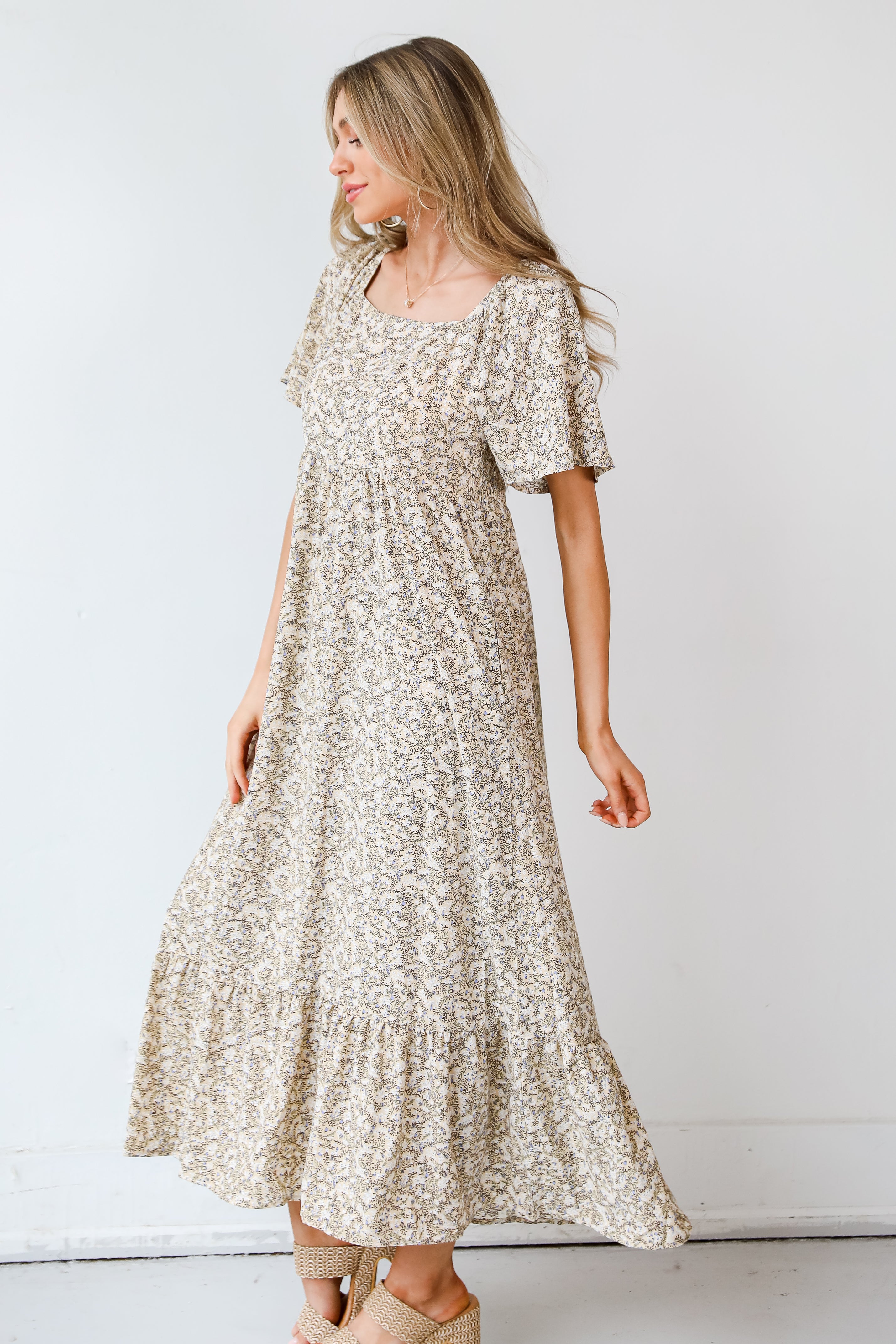 Floral Maxi Dress side view