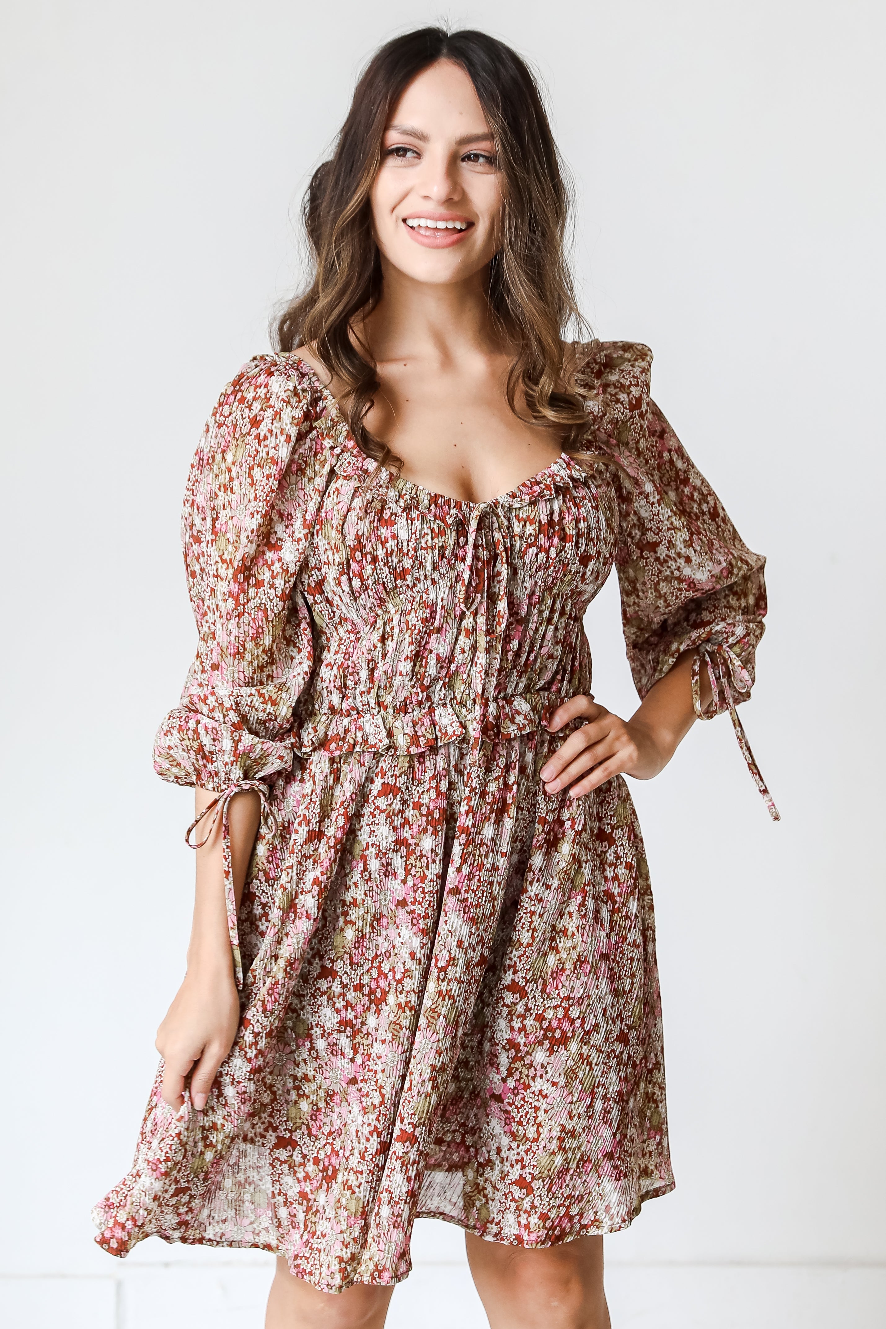 Floral Mini Dress