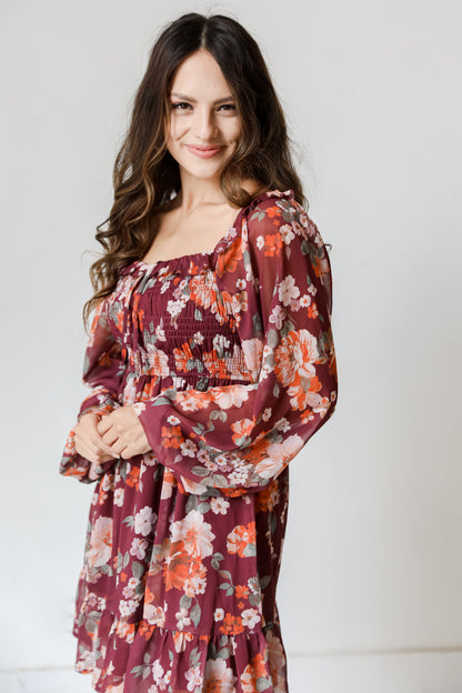 Floral Mini Dress