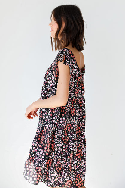 Floral Mini Dress side view