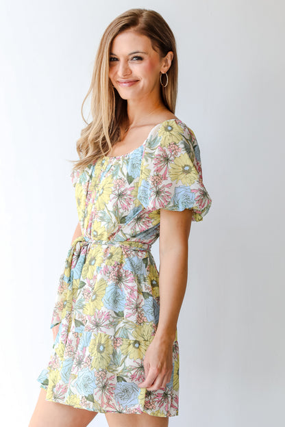 Floral Mini Dress side view