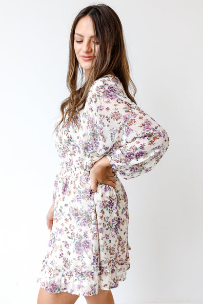 Floral Mini Dress side view