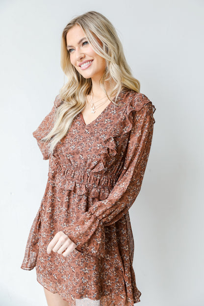 Floral Mini Dress front view