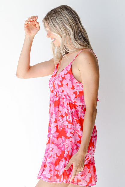 Floral Mini Dress side view