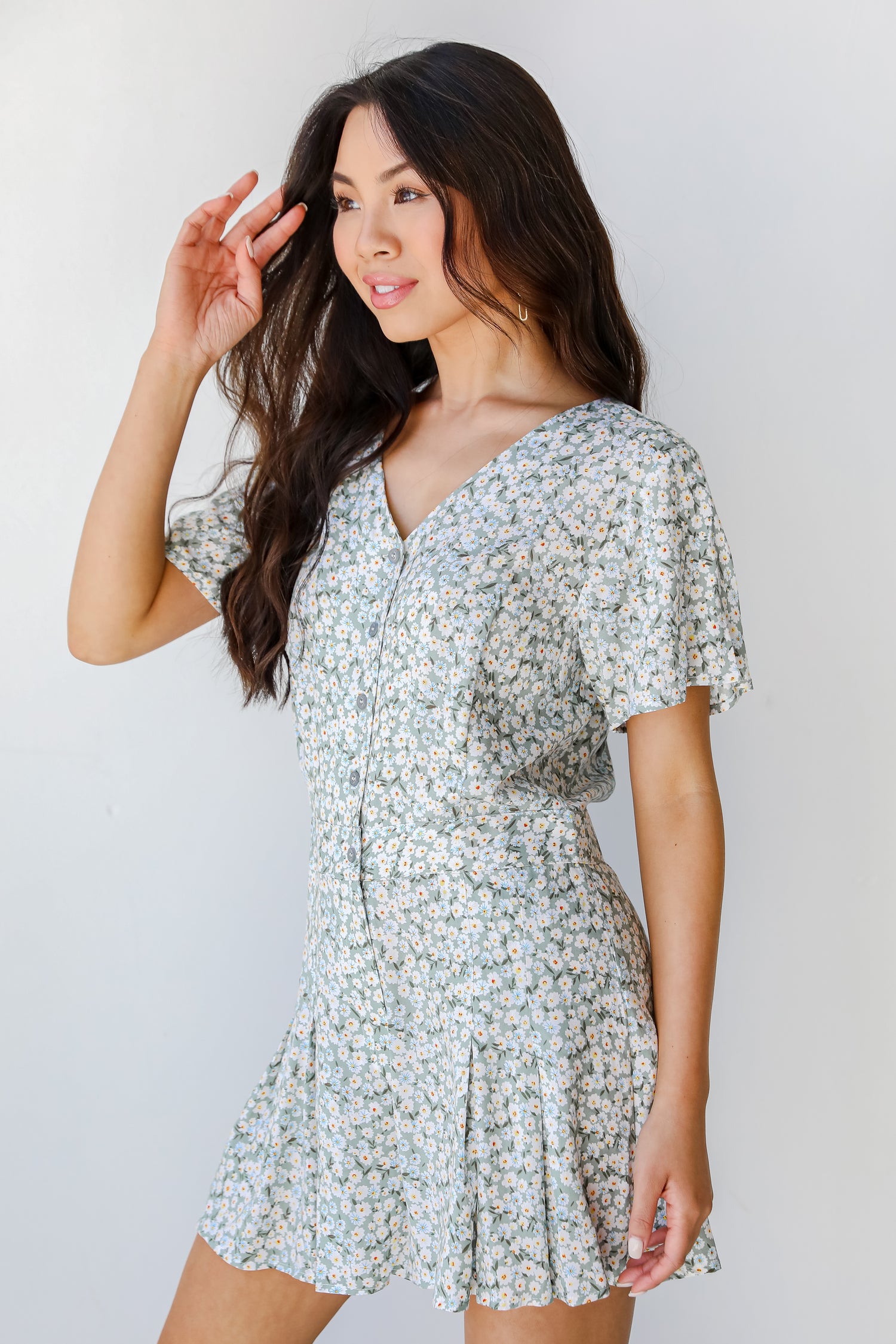 Floral Romper side view