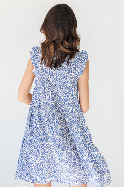 Tiered Daisy Dress back view