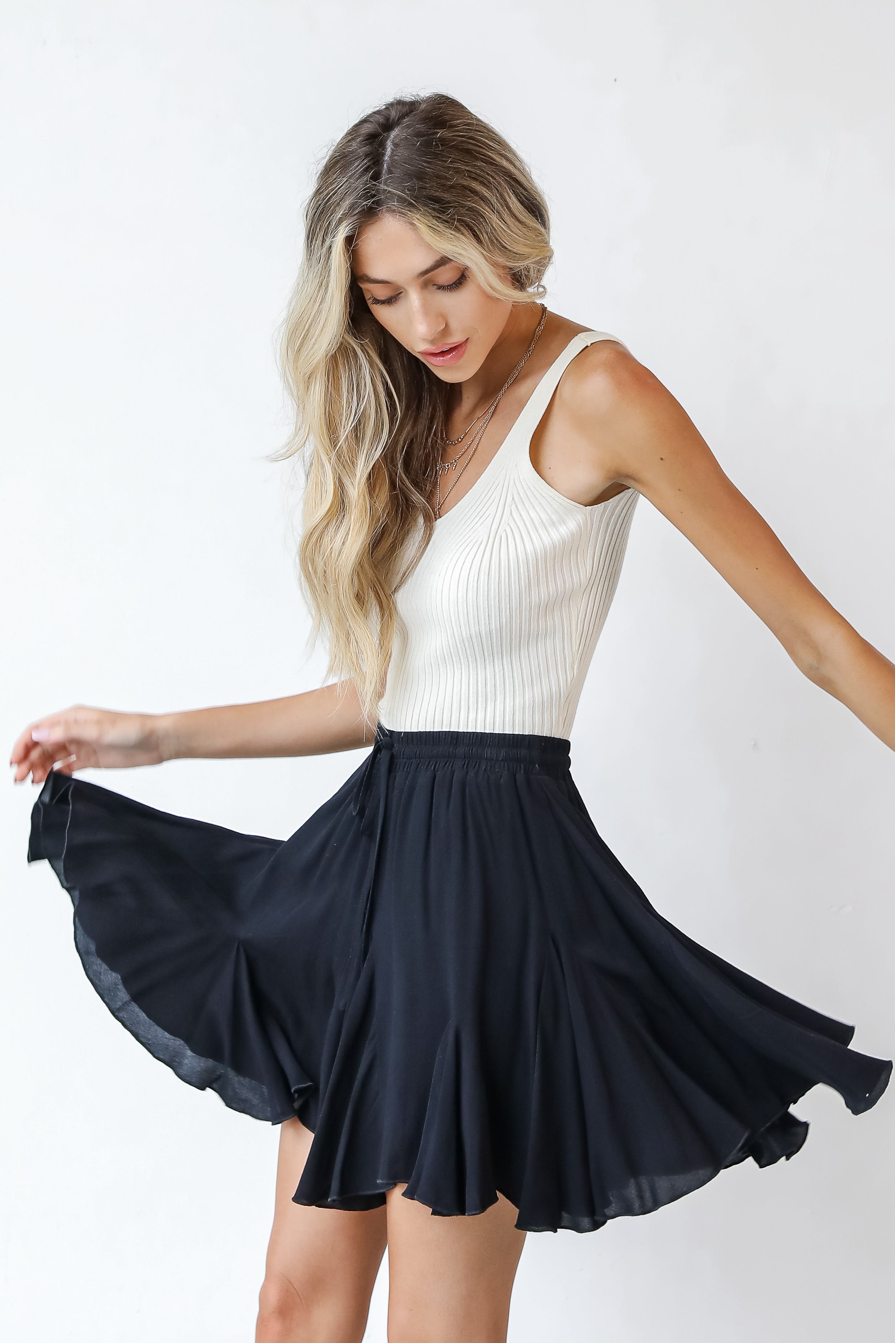Caught Your Eye Mini Skirt