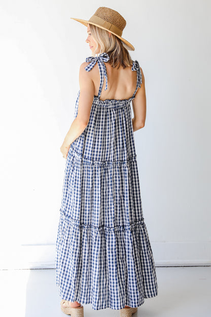 FINAL SALE - Perfect Dream Gingham Maxi Dress