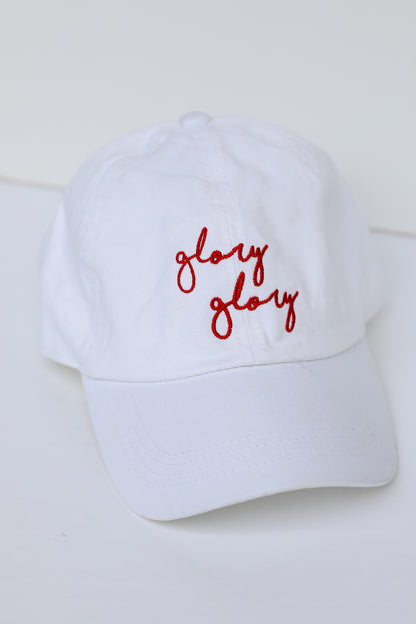 Glory Glory Embroidered Hat flat lay UGA Hats Online