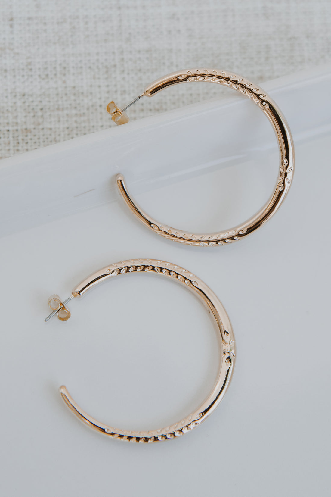Gold Hoop Earrings from dress up