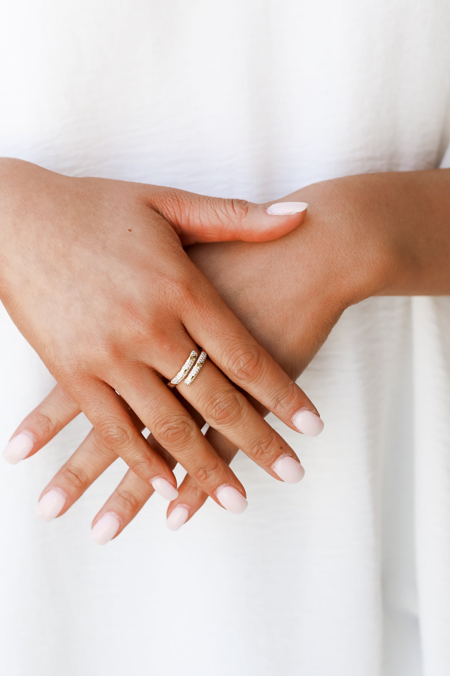 Gold Rhinestone Ring