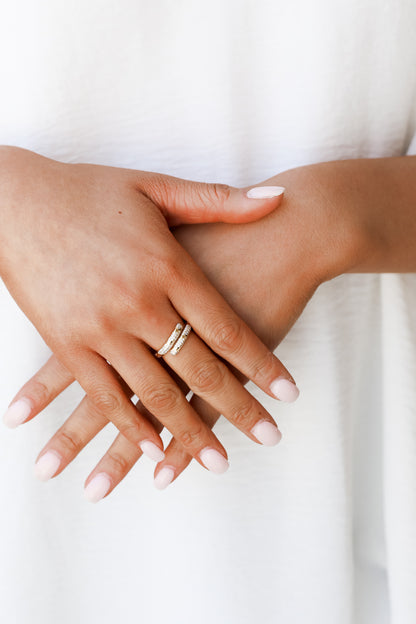 Gold Rhinestone Ring