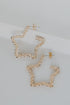 Gold Star Hoop Earrings from dress up