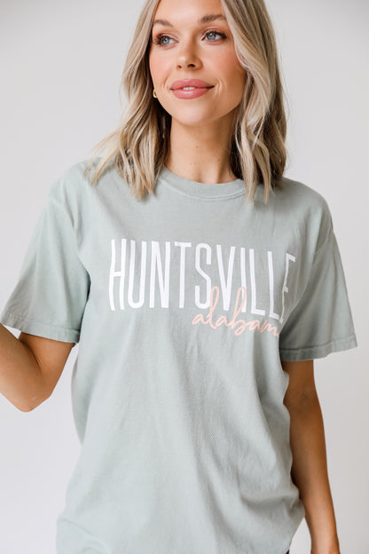 Sage Huntsville Alabama Tee on model