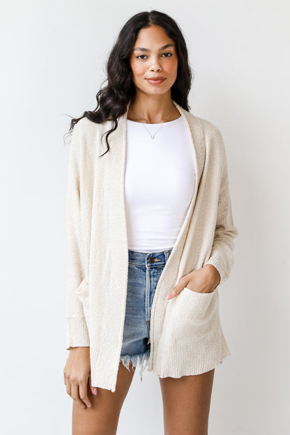 Cardigan front view
