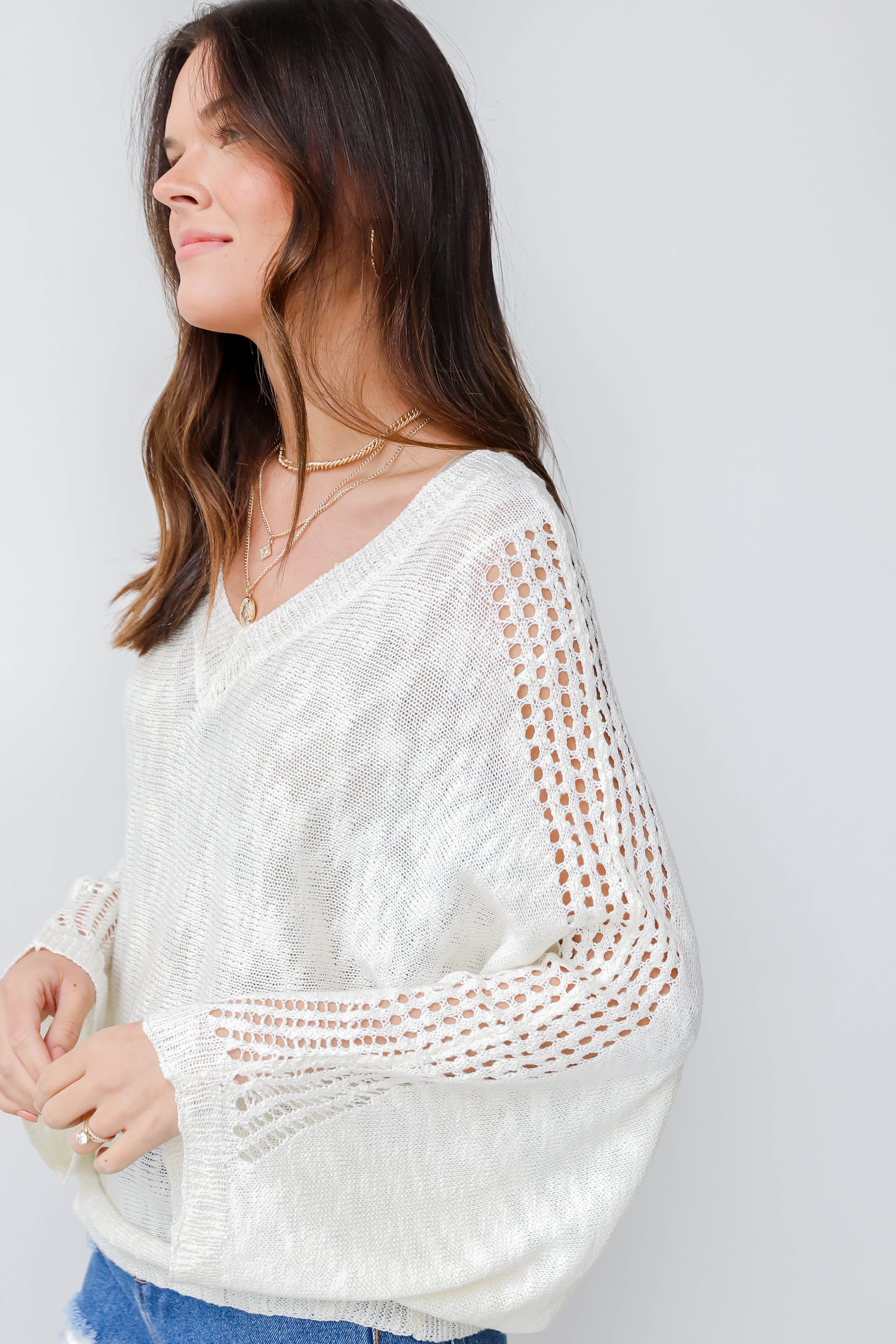Knit Top side view