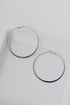 Gold Textured Hoop Earrings from dress up