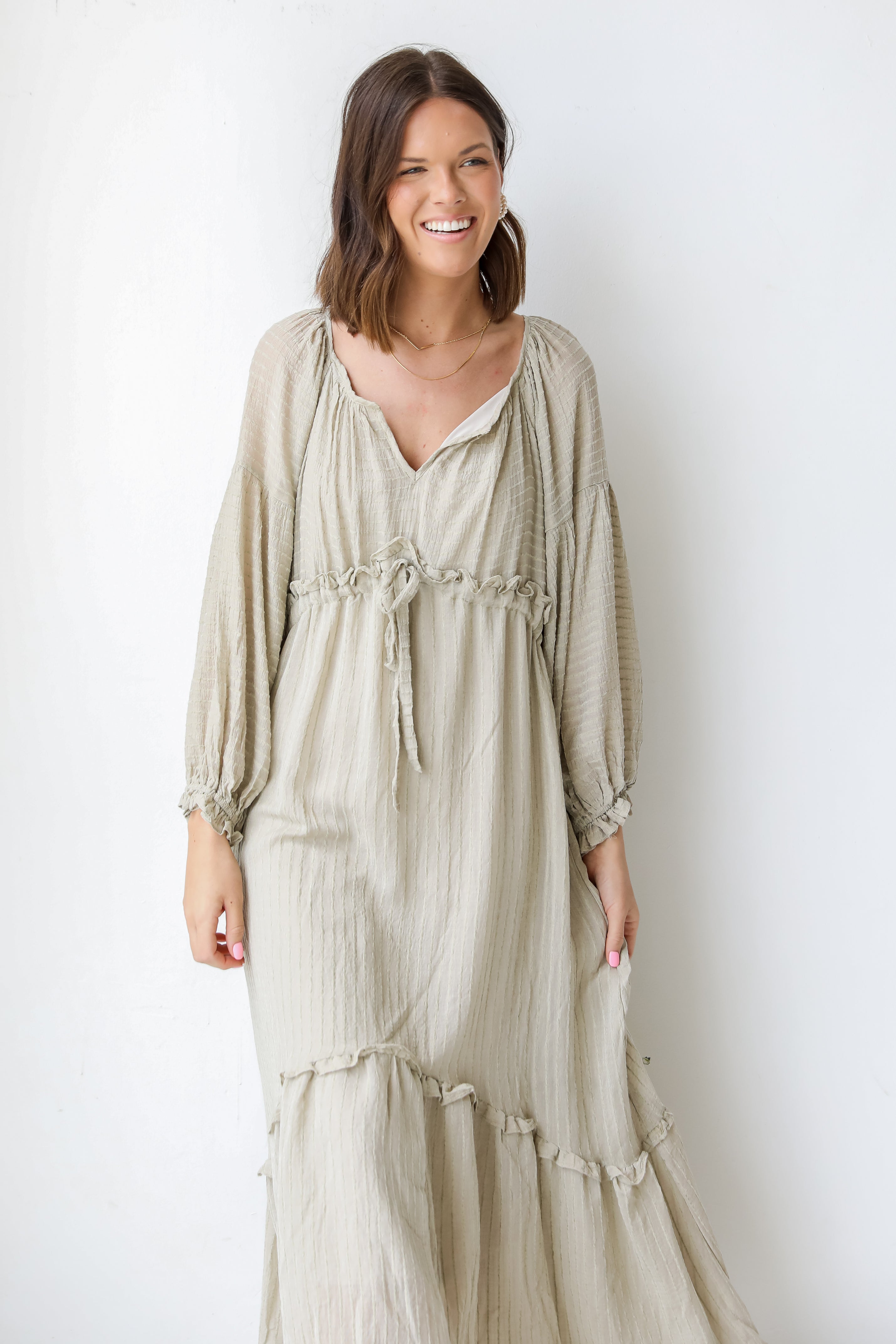Maxi Dress on model