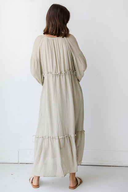 Maxi Dress back view