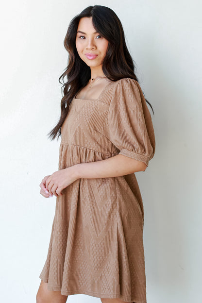 Knit Babydoll Dress side view