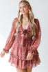 brown leopard dress