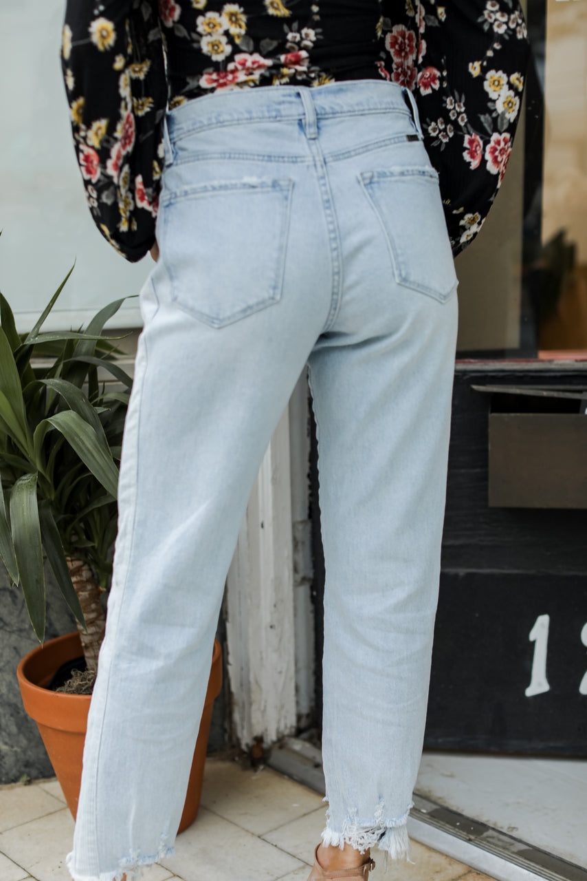 Sydney High Waist Straight Leg Jeans