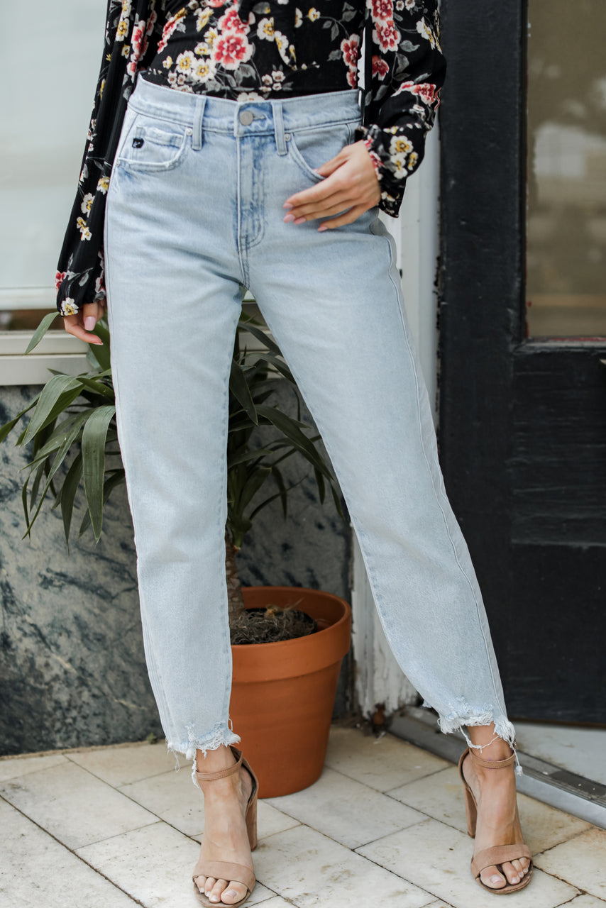 Sydney High Waist Straight Leg Jeans