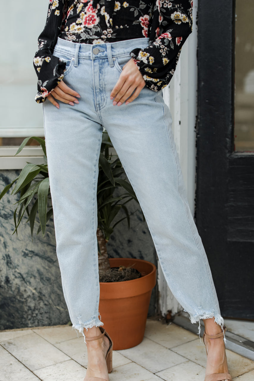 Sydney High Waist Straight Leg Jeans