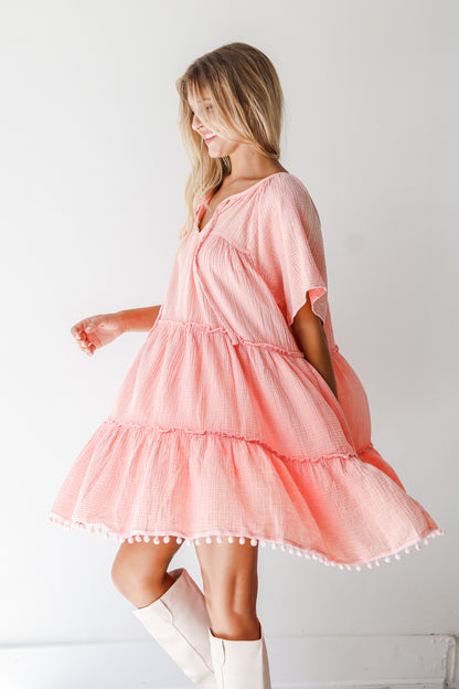 FINAL SALE - Total Cutie Linen Mini Dress