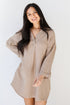 Linen Tunic in mocha