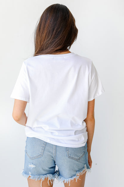 Lucky Me Graphic Tee back view
