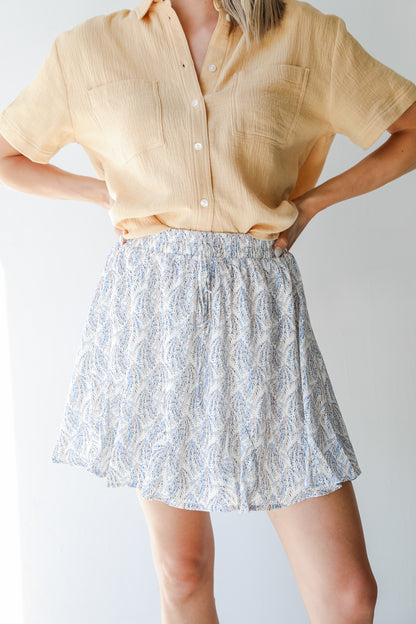 Mini Skirt in ivory