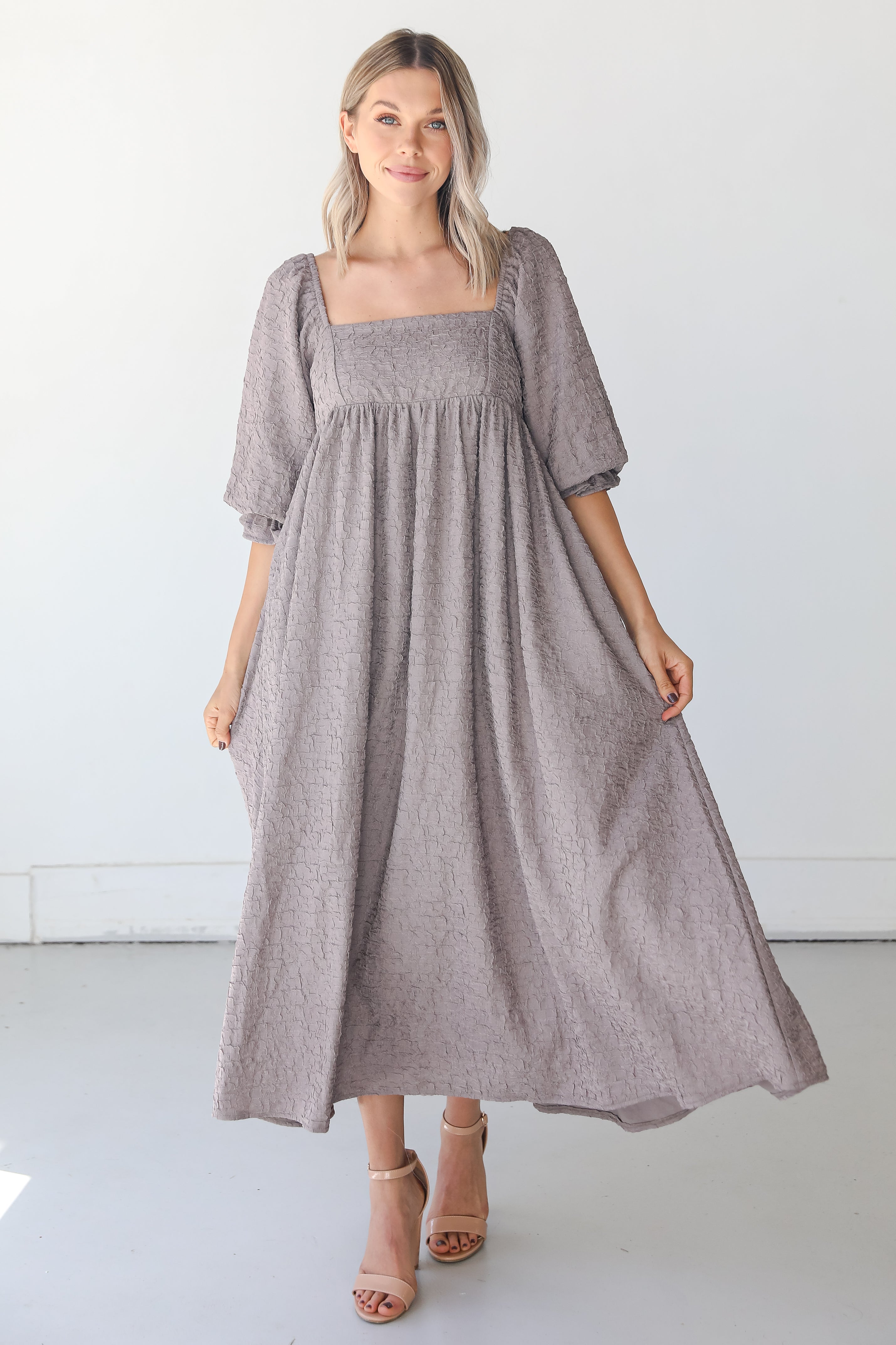 Maxi Dress on model