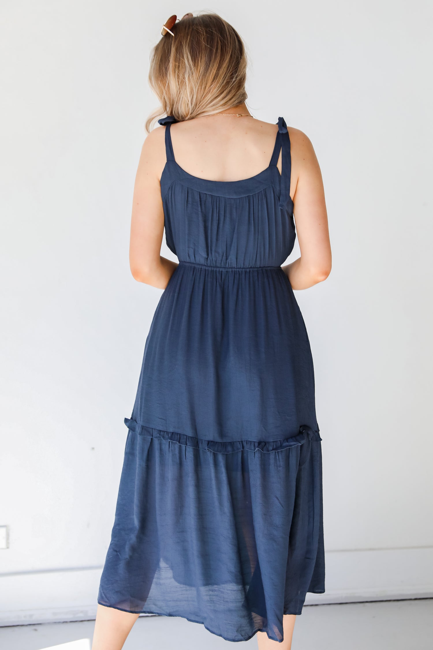 Midi Dress back view