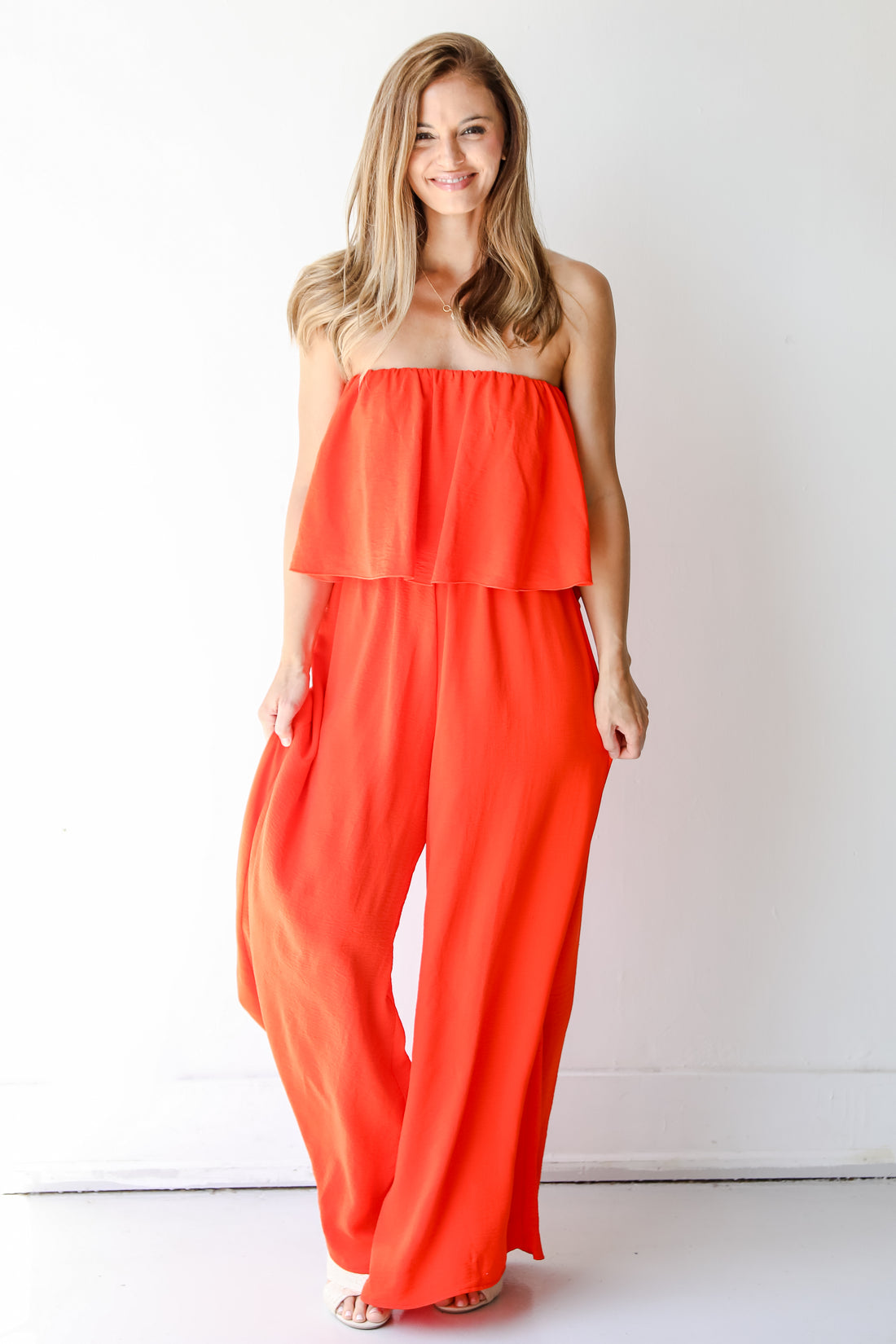 Strapless Jumpsuit