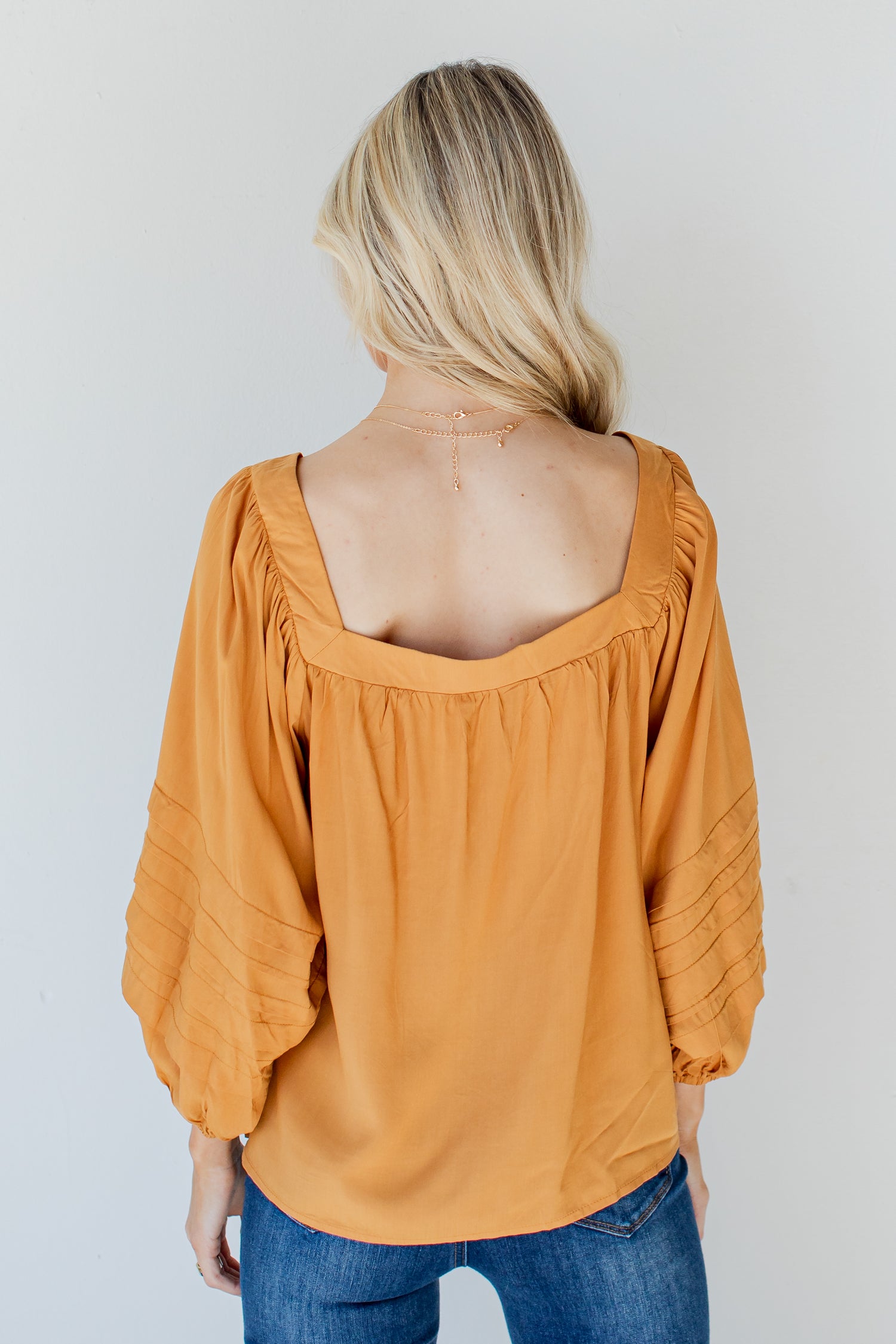 Blouse back view