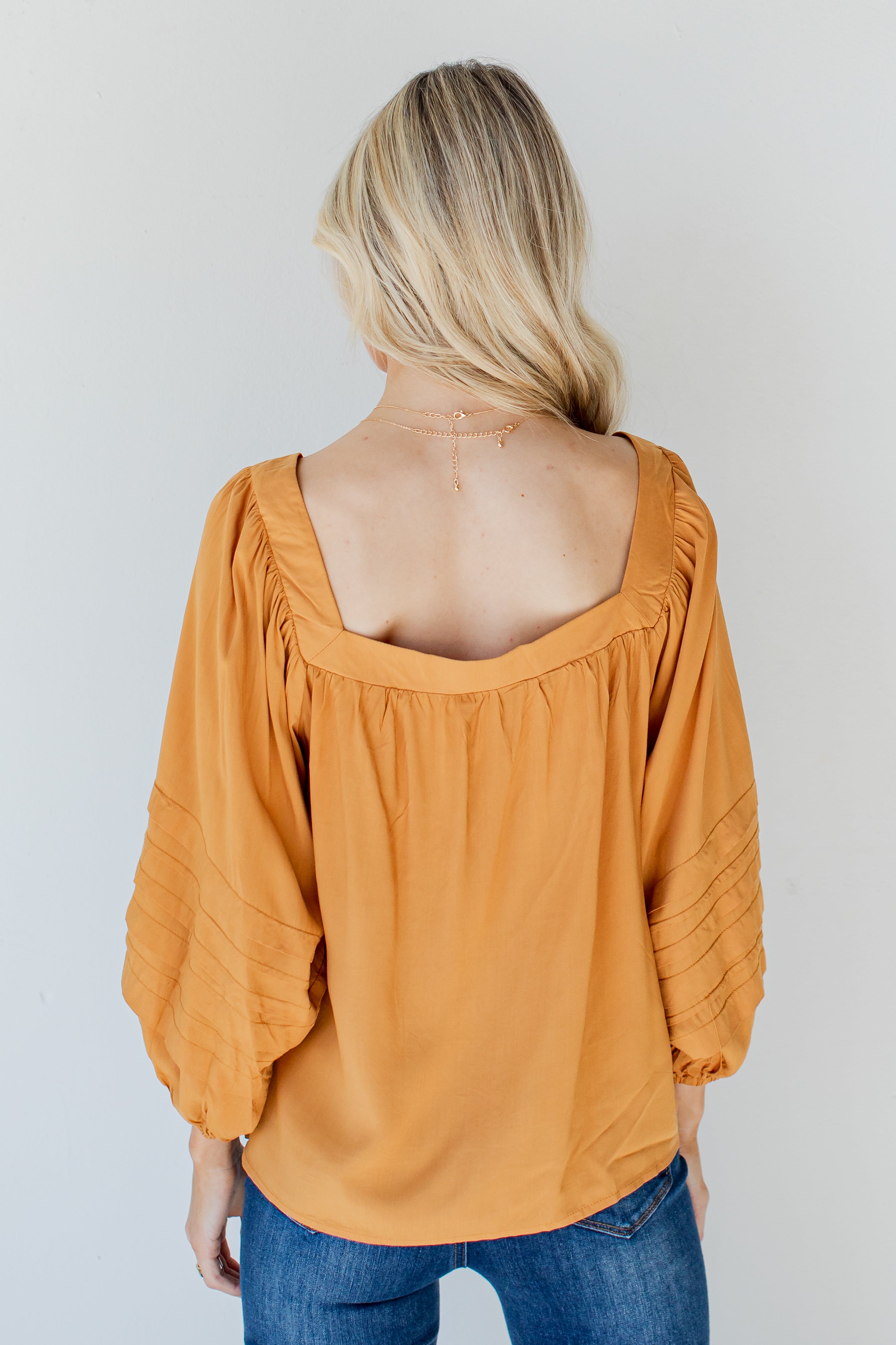 Blouse back view