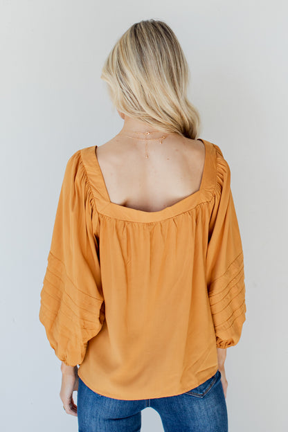 Blouse back view