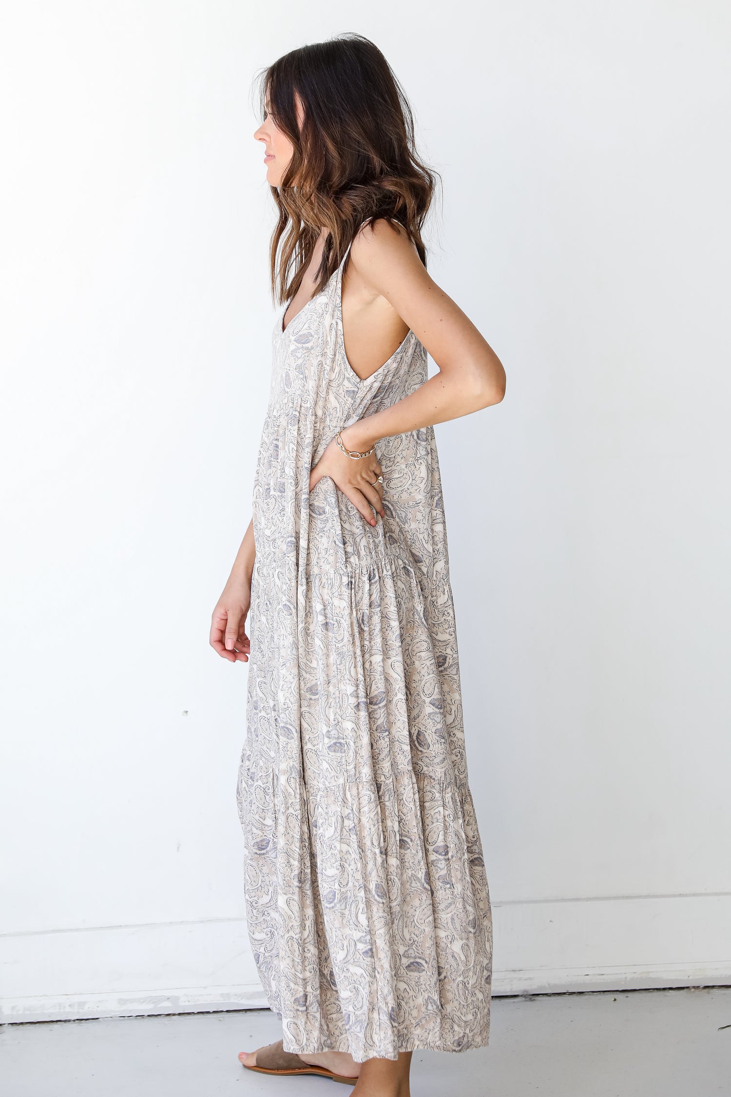 Tiered Maxi Dress side view