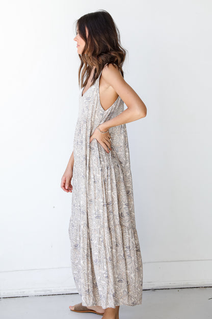 Tiered Maxi Dress side view