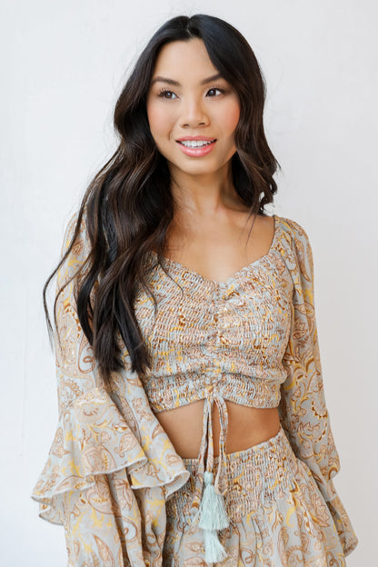 Paisley Top on model